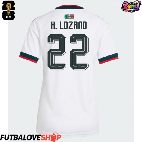 Dres Mexiko Hirving Lozano #22 Preč pre Ženy MS 2026 Krátky Rukáv